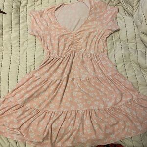 Light Pink Floral Dress